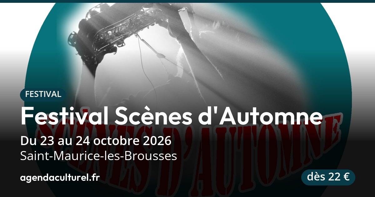 L 87 Festival Scènes d'Automne 2026 programmation et billetterie
