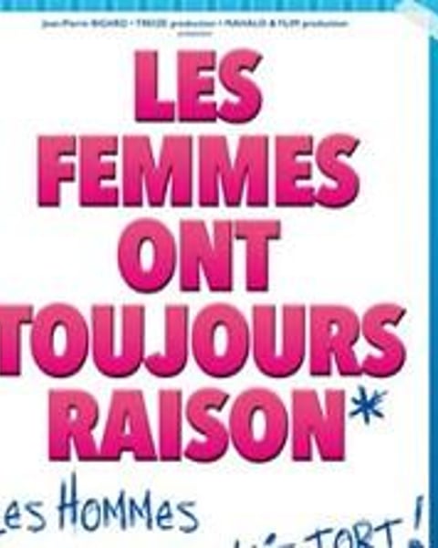 Les Femmes ont Toujours Raison, Les Hommes N'ont Jamais Tort !