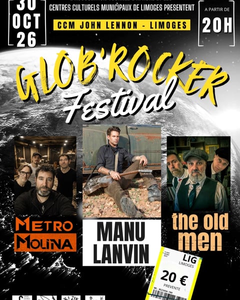 Glob'Rocker Festival 2026 affiche