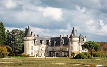 Visite guidée des salons de réception, de la chapelle et visite balisée du parc