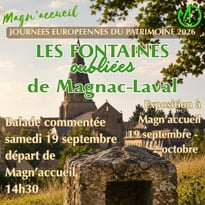 Les fontaines oubliées de Magnac-Laval