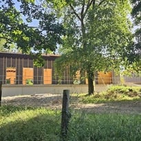 Visite de chantier du site de l'accueil de loisirs aux Bruges