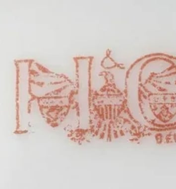 Estampille de porcelainier