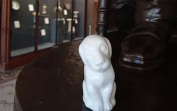 Le chien Porcelaine et son mini-musée