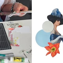 Atelier collage artistique et poétique autour de la mode et du cuir