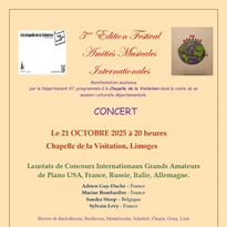Lauréats de Concours Internationaux Grands Amateurs de Piano