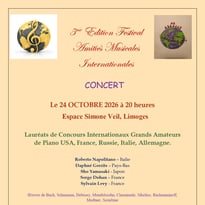 Lauréats de Concours Internationaux Grands Amateurs de Piano