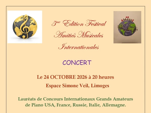 Lauréats de Concours Internationaux Grands Amateurs de Piano