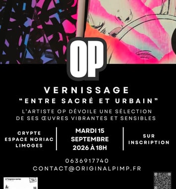 Vernissage "Entre sacré et urbain"