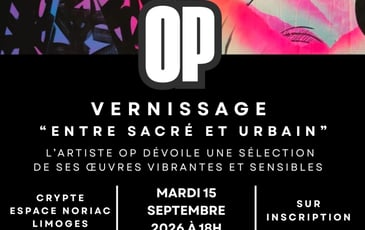 Vernissage "Entre sacré et urbain"
