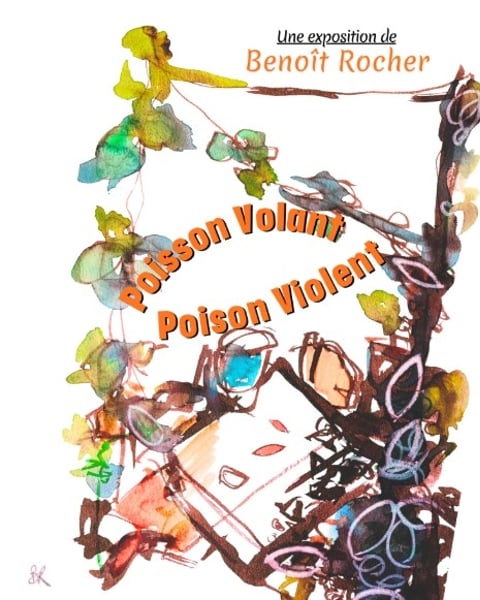 Exposition, poisson volant, poison violent de Benoît Rocher à l'Escalier