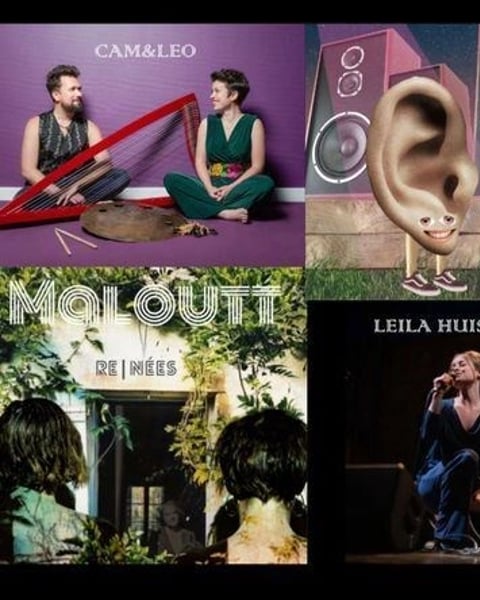 Leïla Huissoud + Cam & Leo + Maloutt